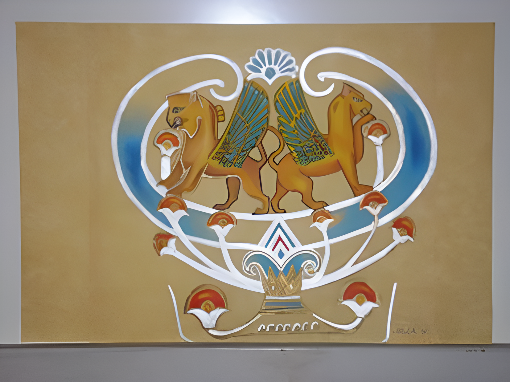 Artwork from Mary Jill Alice Roe Bennett used to introduce the Bugarach and Southern Cross page