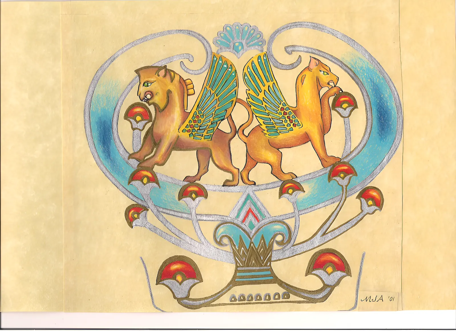 Artwork used to introduce the Mary Alice Bennett artwork guide on MJA Life